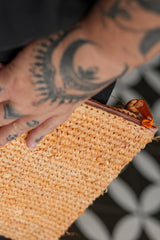 Meadow Clutch in Apricot - Flower Power by Jinx the Label