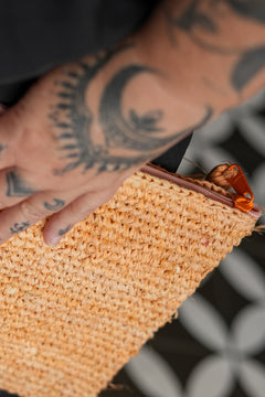 Meadow Clutch in Apricot - Flower Power by Jinx the Label