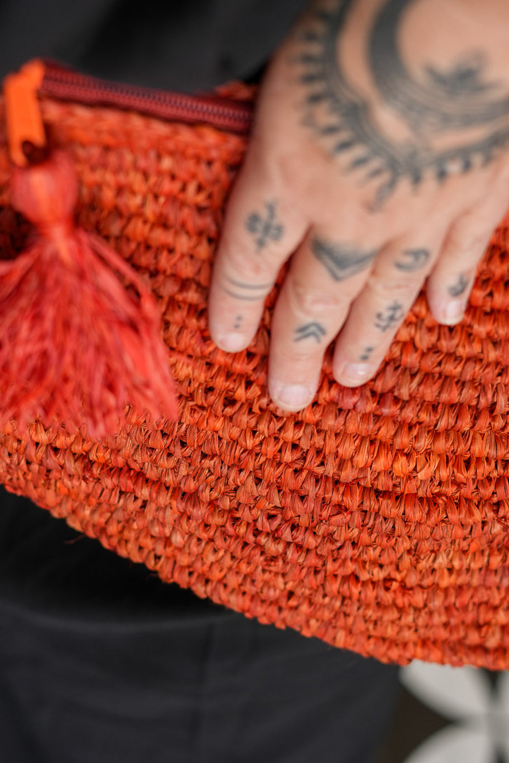 Meadow Clutch in Terracotta - Flower Power by Jinx the Label