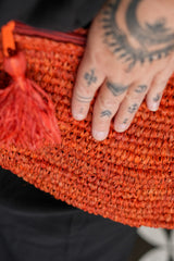 Meadow Clutch in Terracotta - Flower Power by Jinx the Label