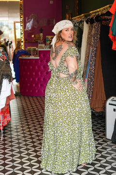 Mina Maxi Dress in Peony by Jinx the Label