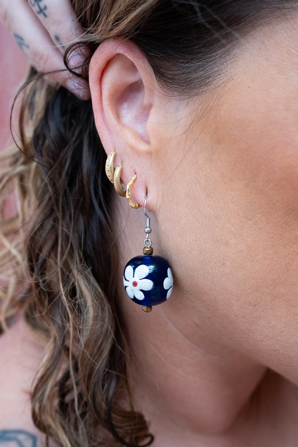 Moonflower Earrings in Midnight Bloom | Jinx the Label
