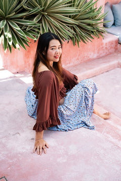 Paloma Blouse | Bohemian Bell Sleeve Rayon Blouse | Jinx The Label
