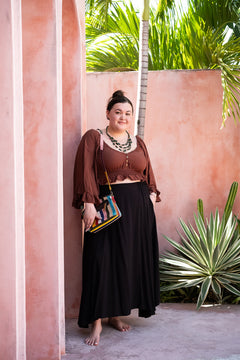 Paloma Blouse | Bohemian Bell Sleeve Rayon Blouse | Jinx The Label