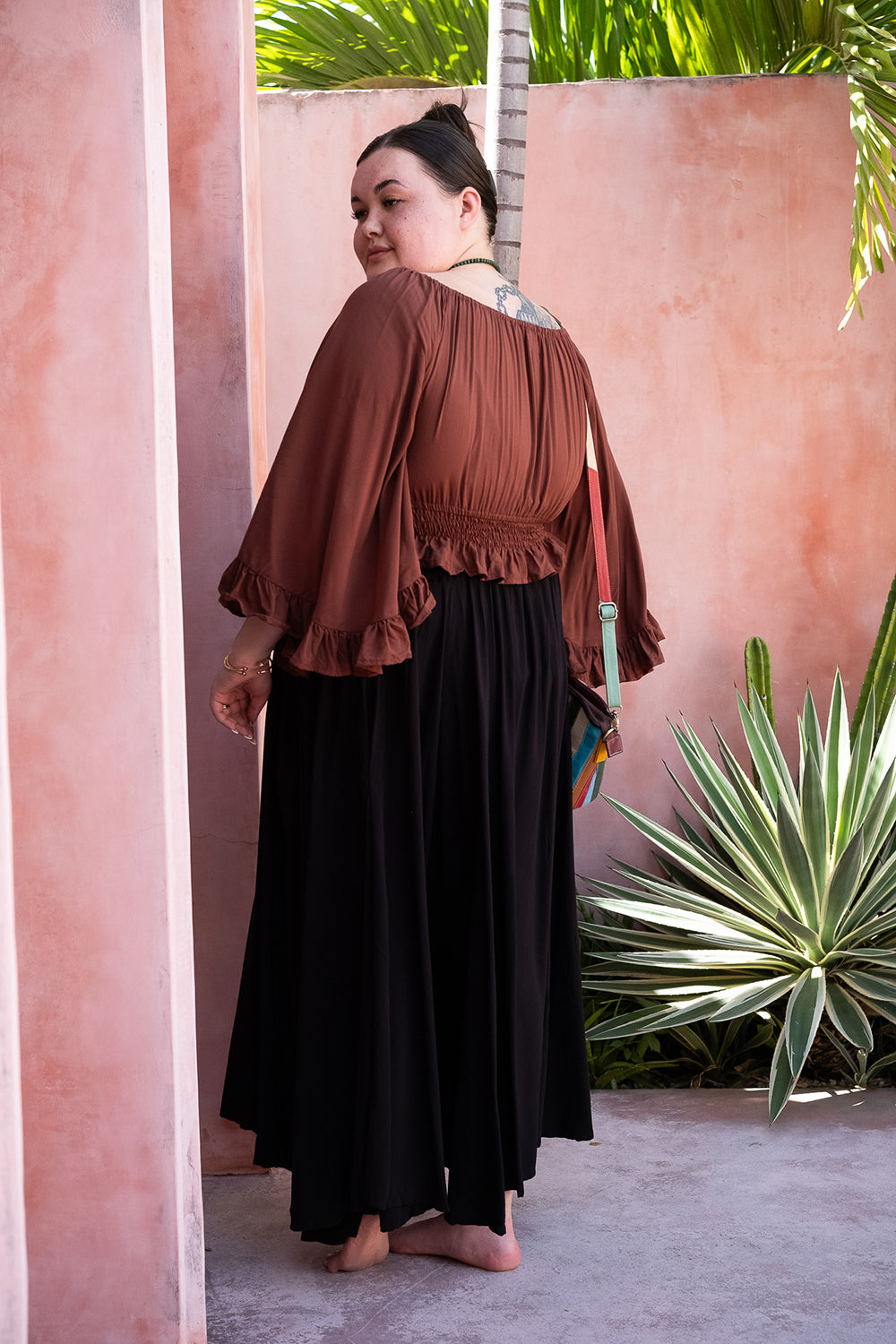 Paloma Blouse | Bohemian Bell Sleeve Rayon Blouse | Jinx The Label