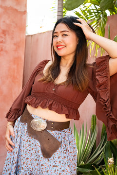Paloma Blouse | Bohemian Bell Sleeve Rayon Blouse | Jinx The Label