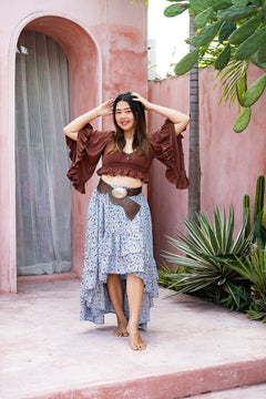 Paloma Blouse | Bohemian Bell Sleeve Rayon Blouse | Jinx The Label