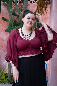 Paloma Blouse | Bohemian Bell Sleeve Rayon Blouse | Jinx The Label