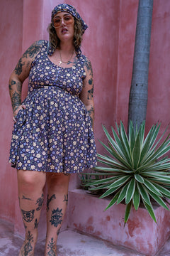 Peta Mini Dress - Wild Petals - Almost Famous by Jinx the Label