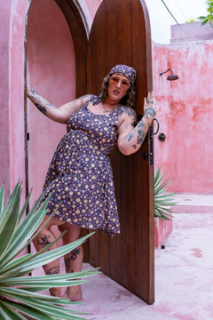 Peta Mini Dress - Wild Petals - Almost Famous by Jinx the Label