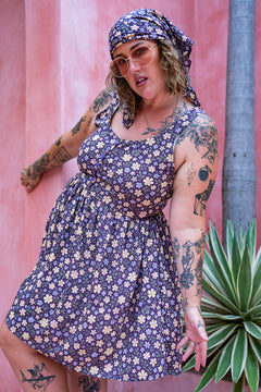 Peta Mini Dress - Wild Petals - Almost Famous by Jinx the Label