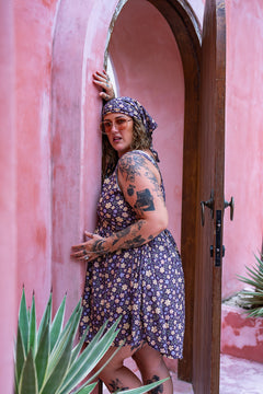 Peta Mini Dress - Wild Petals - Almost Famous by Jinx the Label