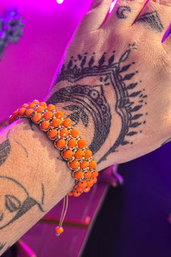 Phoenix Rising Bracelet - Orange by Jinx the Label