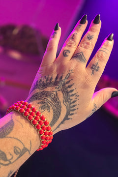 Phoenix Rising Bracelet - Red Coral by Jinx the Label