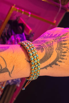 Phoenix Rising Bracelet - Turquoise by Jinx the Label