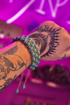 Phoenix Rising Bracelet - Turquoise by Jinx the Label