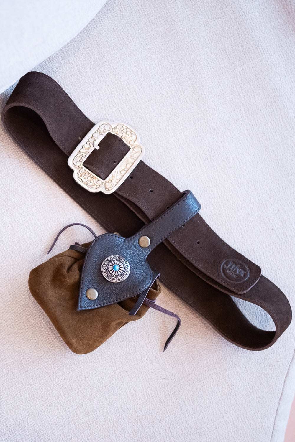 Pixie Dust Pouch in Woodland Ember | Leather Belt Pouch | Jinx the Label
