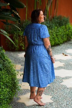 Rachel Dress - Blue Curacao - By Jinx the Label