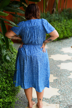 Rachel Dress - Blue Curacao - By Jinx the Label