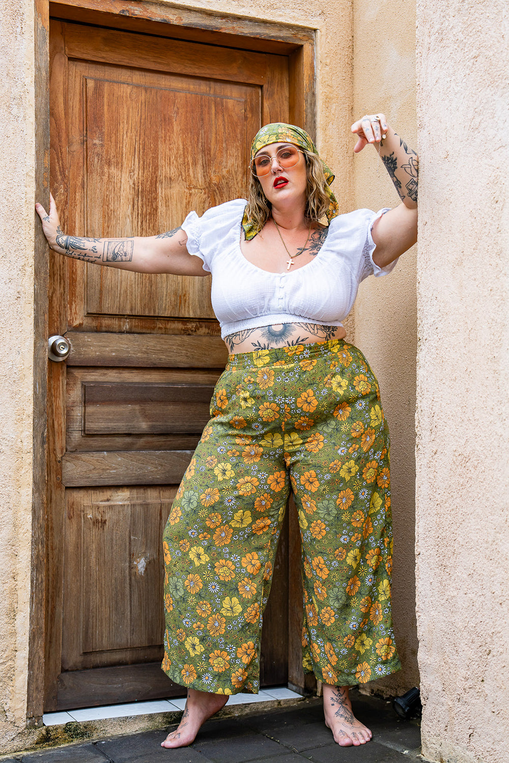 Sandy Pants in Flower Power by Jinx the Label