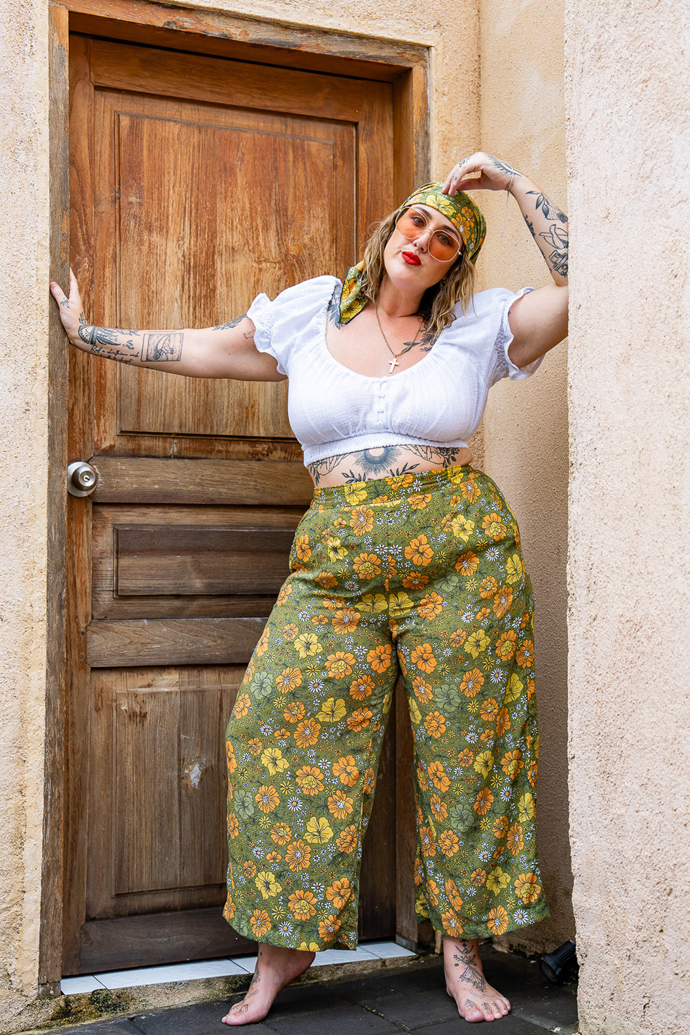 Sandy Pants in Flower Power by Jinx the Label