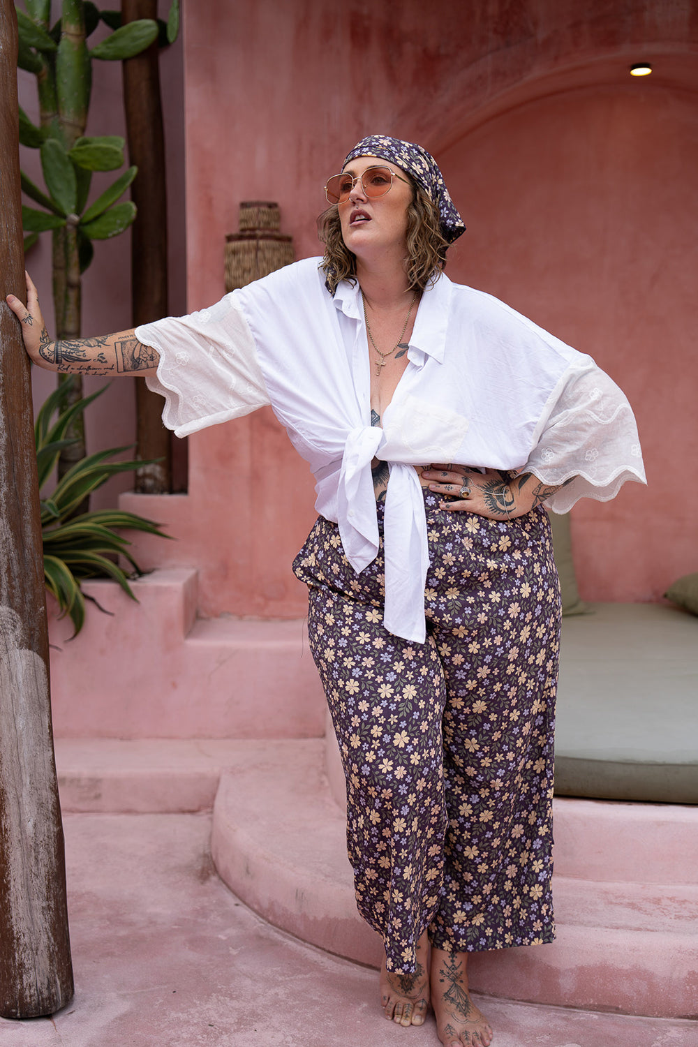 Sandy Pants - Wild Petals - Almost Famous by Jinx the Label