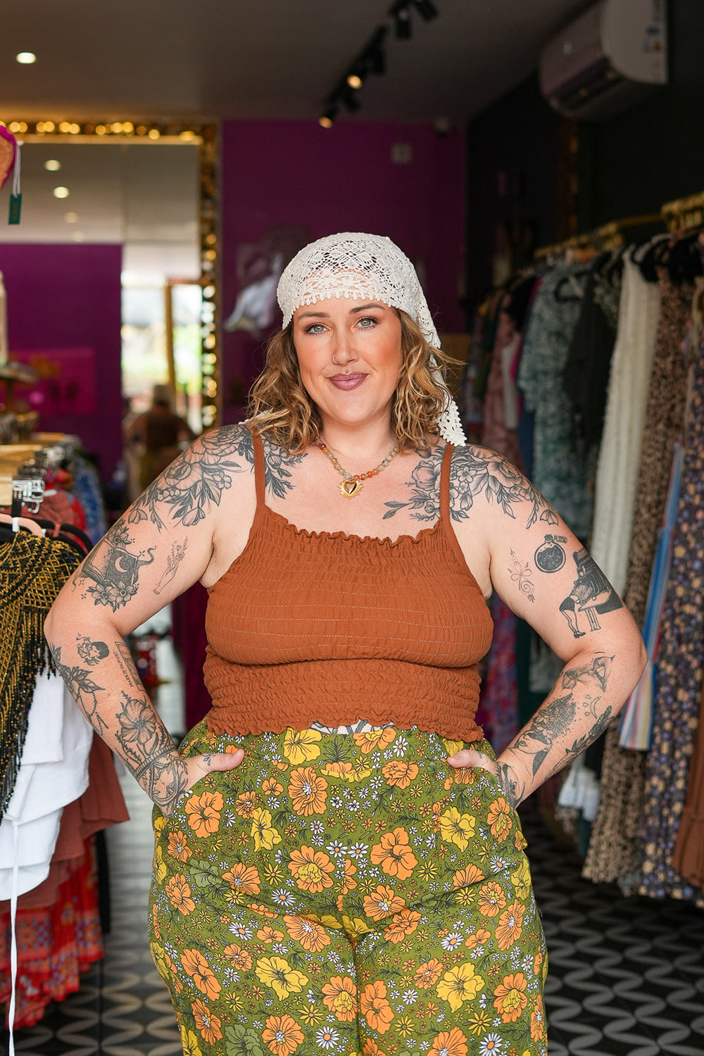 Sandy Pants in Flower Power by Jinx the Label