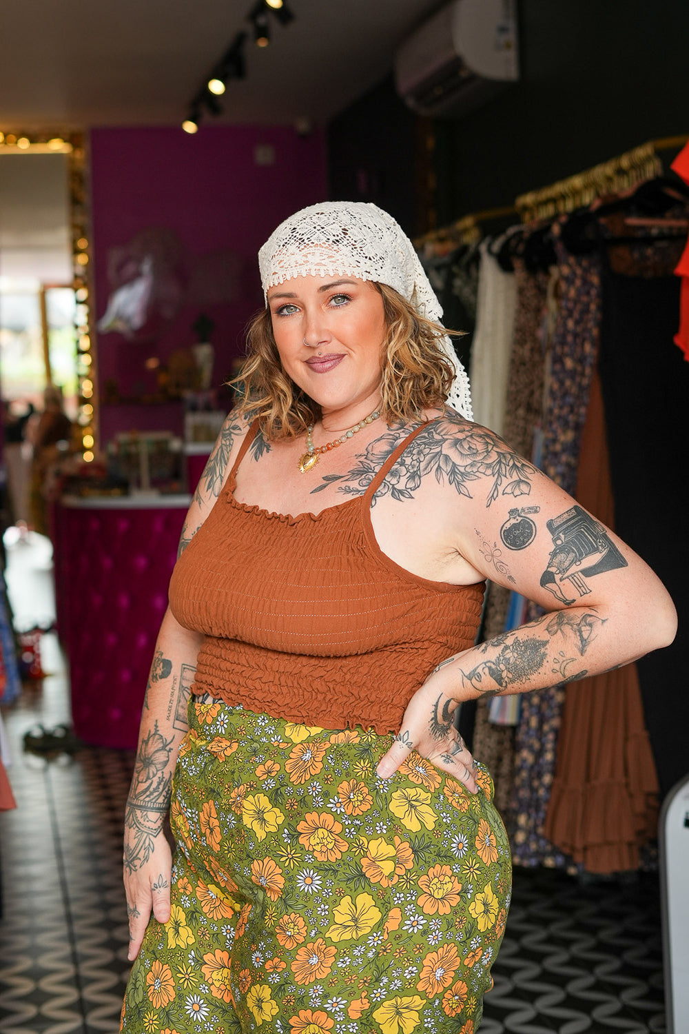 Sandy Pants in Flower Power by Jinx the Label