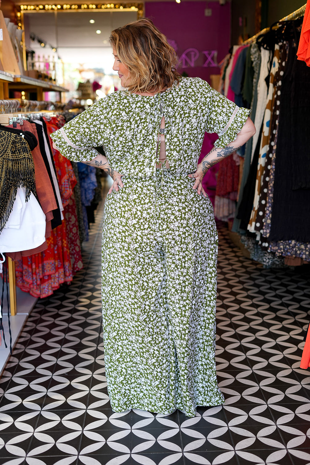 Sienna Jumpsuit in Peony by Jinx the Label