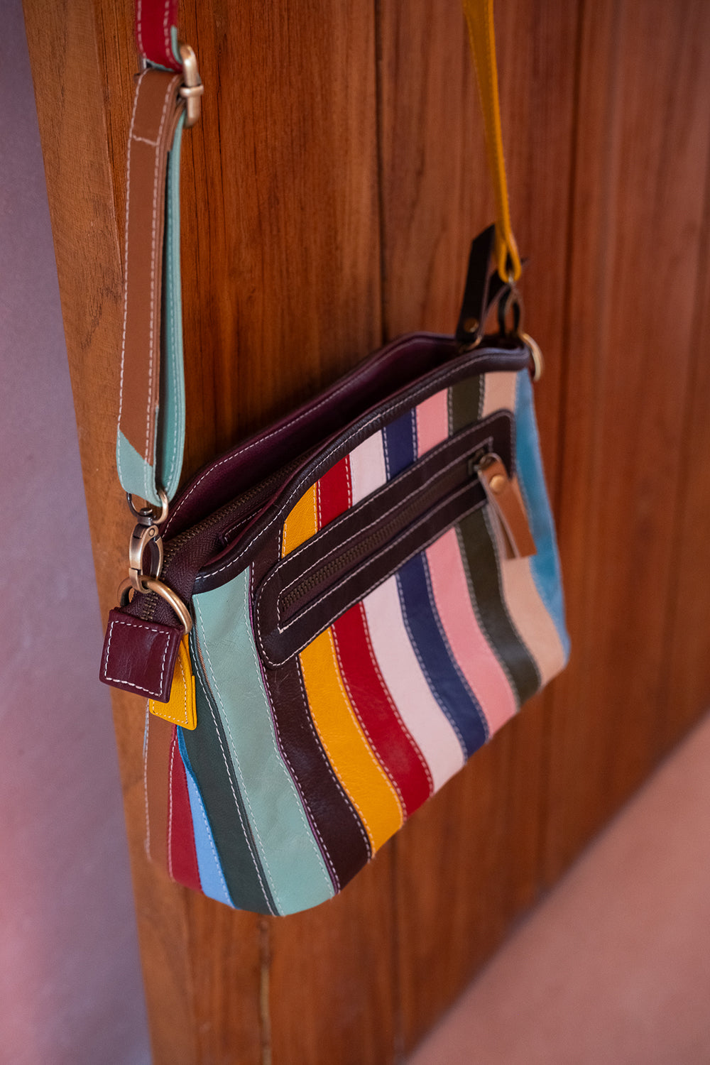 Starling Bag | Genuine Leather Patchwork Crossbody Bag | Jinx The Label