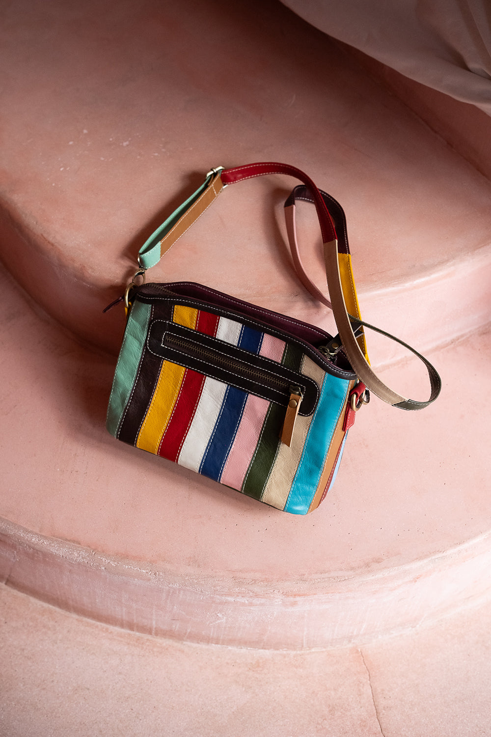 Starling Bag | Genuine Leather Patchwork Crossbody Bag | Jinx The Label