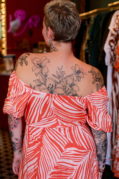 Summer Dress - Abstract Palm by Jinx the Label