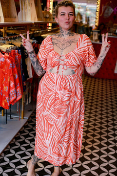 Summer Dress - Abstract Palm by Jinx the Label