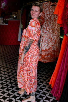 Summer Dress - Abstract Palm by Jinx the Label