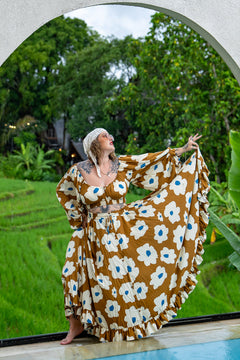 Sunny Rose Skirt - Wildflower - Almost Famous by Jinx the Label