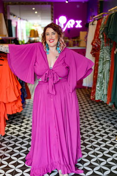 Sunny Rose Skirt - Magenta by Jinx the Label