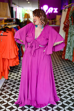 Sunny Rose Skirt - Magenta by Jinx the Label