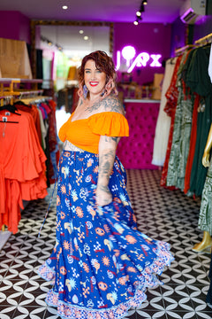 Sunny Rose Skirt - Tequila by Jinx the Label