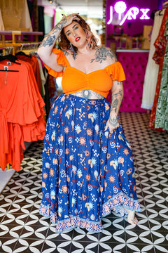 Sunny Rose Skirt - Tequila by Jinx the Label