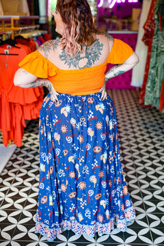 Sunny Rose Skirt - Tequila by Jinx the Label