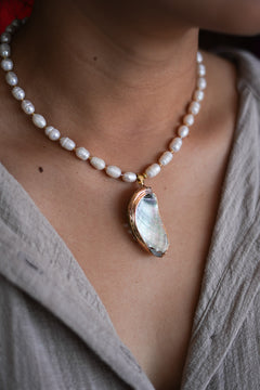 Talisman Necklace - Pearl Coast - Sunspell by Jinx the Label