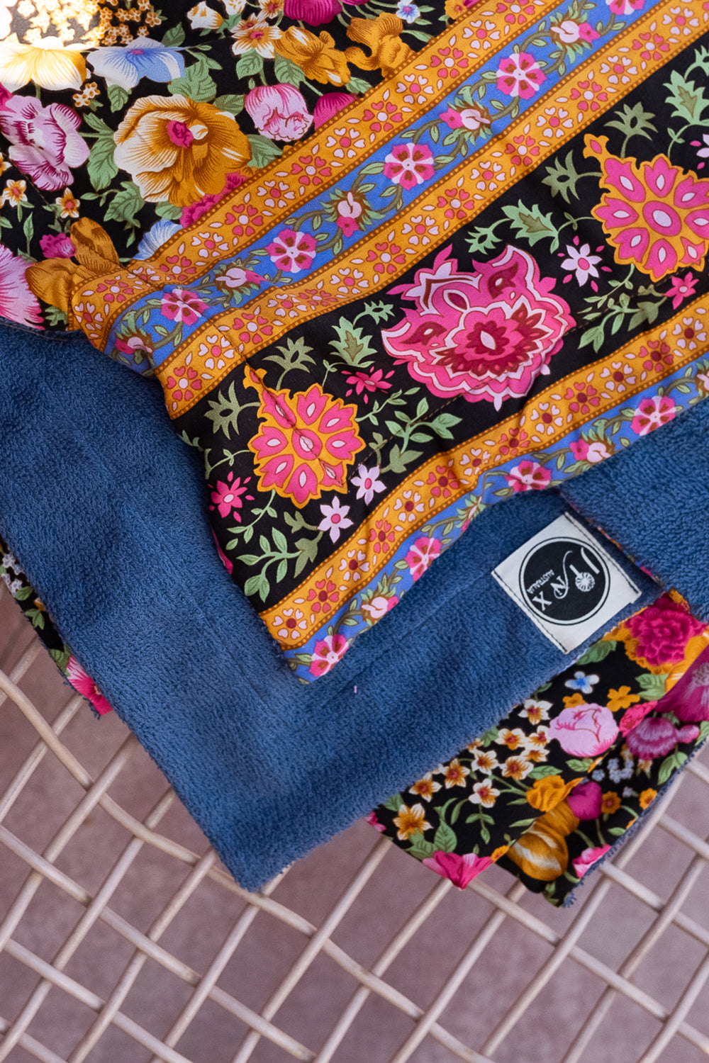 Wanderlust Towel in Midnight Bloom | Jinx the Label