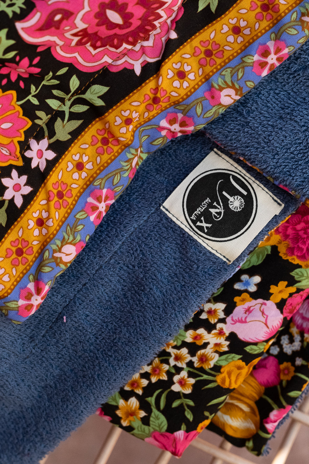 Wanderlust Towel in Midnight Bloom | Jinx the Label