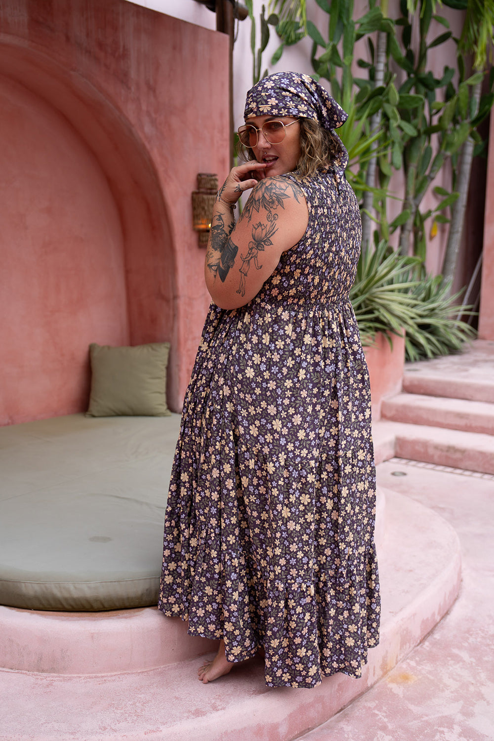 Yulia Maxi Dress - Wild Petals - Almost Famous by Jinx the Label