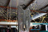 Gatsby Silver hand beaded cape